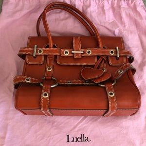 Luella terra-cotta leather bag